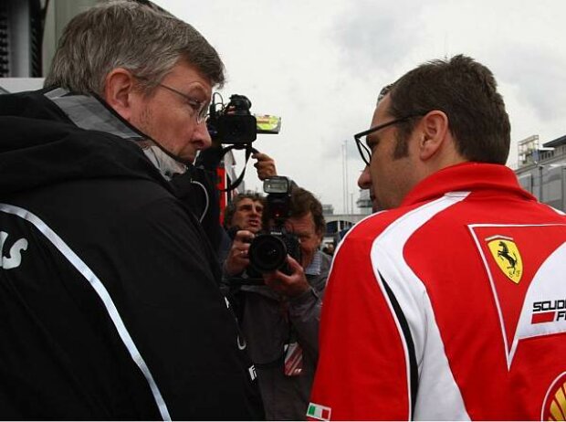 Ross Brawn und Stefano Domenicali Ross Brawn und Stefano Domenicali