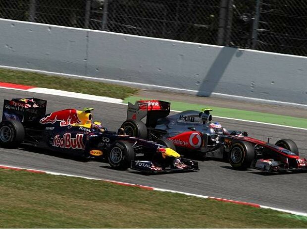Mark Webber und Jenson Button