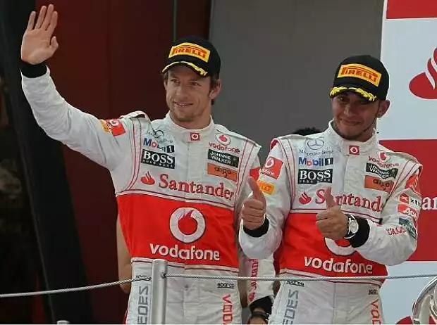 Lewis Hamilton, Jenson Button Titel-Bild zur News: Lewis Hamilton, Jenson Button