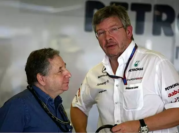 Jean Todt und Ross Brawn Titel-Bild zur News: Jean Todt und Ross Brawn