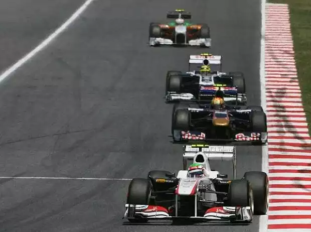 Sergio Perez, Jaime Alguersuari, Pastor Maldonado Titel-Bild zur News: Sergio Perez, Jaime Alguersuari, Pastor Maldonado