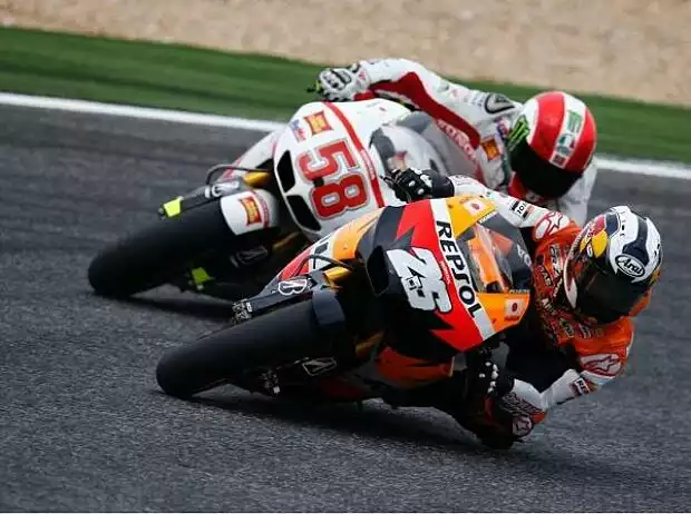 Titel-Bild zur News: Marco Simoncelli, Daniel Pedrosa