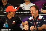 Jenson Button (McLaren) und Rubens Barrichello (Williams) 