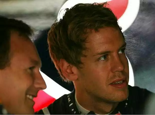 Titel-Bild zur News: Christian Horner und Sebastian Vettel