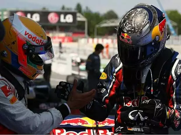 Lewis Hamilton und Sebastian Vettel Titel-Bild zur News: Lewis Hamilton und Sebastian Vettel