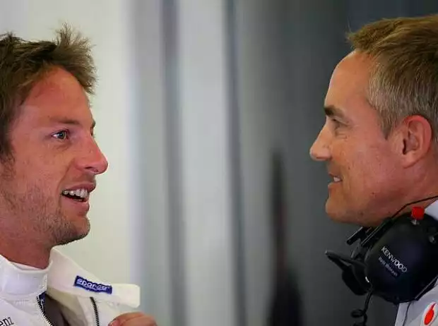 Jenson Button, Martin Whitmarsh (Teamchef) Titel-Bild zur News: Jenson Button, Martin Whitmarsh (Teamchef)