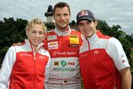 Rahel Frey (Phoenix-Audi), Martin Tomczyk (Phoenix-Audi) und Miguel Molina (Abt-Audi) 