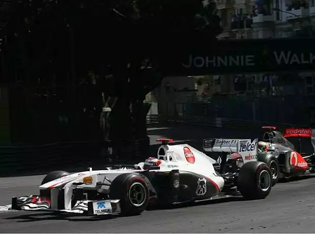 Kamui Kobayashi, Lewis Hamilton Titel-Bild zur News: Kamui Kobayashi, Lewis Hamilton