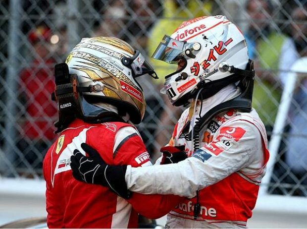Fernando Alonso und Jenson Button