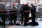 Das Paddock in Monte Carlo wird wegen eines Bombenalarms geräumt