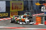 Paul di Resta (Force India) Adrian Sutil (Force India) 