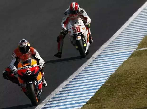 Titel-Bild zur News: Andrea Dovizioso, Marco Simoncelli