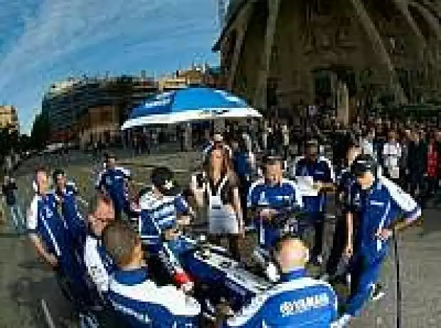 Jorge Lorenzo im Schatten der Sagrada Familia Titel-Bild zur News: Jorge Lorenzo im Schatten der Sagrada Familia