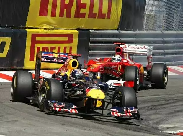 Titel-Bild zur News: Sebastian Vettel, Fernando Alonso