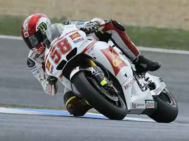 Marco Simoncelli Titel-Bild zur News: Marco Simoncelli