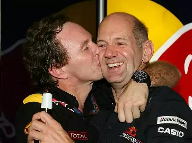 Christian Horner und Adrian Newey Titel-Bild zur News: Christian Horner und Adrian Newey