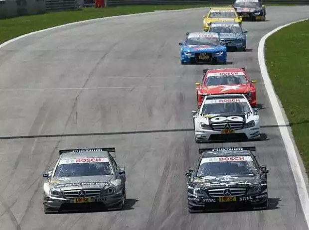 Bruno Spengler, Gary Paffett, Maro Engel, Renger van der Zande, Filipe Albuquerque, David Coulthard, Miguel Molina Titel-Bild zur News: Bruno Spengler, Gary Paffett, Maro Engel, Renger van der Zande, Filipe Albuquerque, David Coulthard, Miguel Molina
