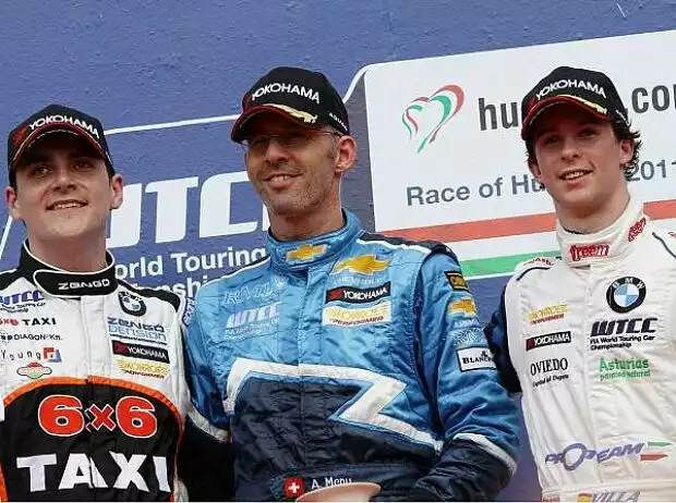 Norbert Michelisz, Alain Menu, Javier Villa Titel-Bild zur News: Norbert Michelisz, Alain Menu, Javier Villa