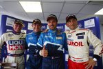 Franz Engstler (Engstler), Robert Huff (Chevrolet), Yvan Muller (Chevrolet) und Gabriele Tarquini (Lukoil-Sunred) 