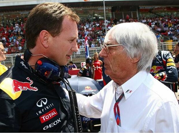 Christian Horner und Bernie Ecclestone Christian Horner und Bernie Ecclestone