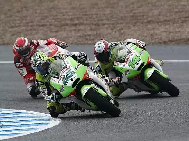 Loris Capirossi; Randy de Puniet Titel-Bild zur News: Loris Capirossi; Randy de Puniet