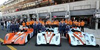 Drei der vier OAK-Fahrzeuge in der Boxengasse von Le Mans