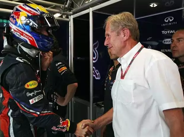 Mark Webber, Helmut Marko (Motorsportchef) Titel-Bild zur News: Mark Webber, Helmut Marko (Motorsportchef)