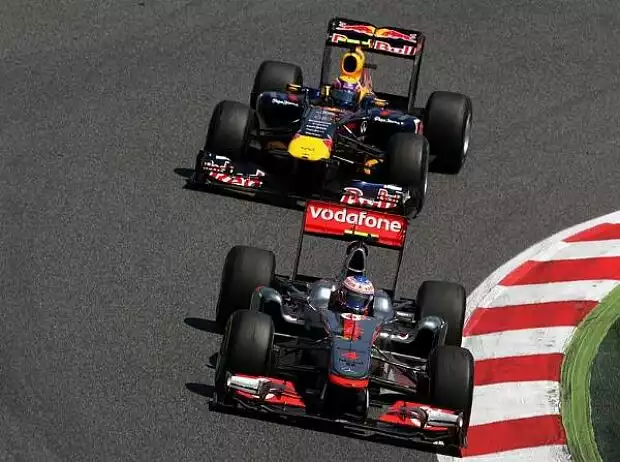 Jenson Button, Mark Webber Titel-Bild zur News: Jenson Button, Mark Webber