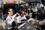 Franck Montagny, Stephane Sarrazin, Nicolas Minassian (Peugeot)