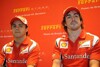 Bild zum Inhalt: Ferrari-Duo glaubt weiterhin an den Titelkampf