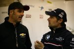Andy Priaulx (BMW) im Gespräch mit Yvan Muller (Chevrolet)