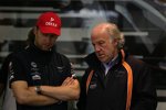 Stefan Mücke mit David Richards (Aston Martin)