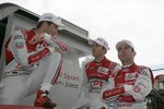 Mike Rockenfeller, Timo Bernhard, Romain Dumas (Audi Sport)