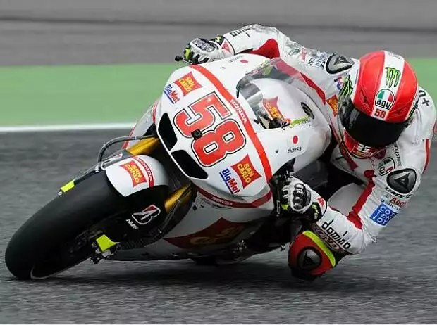 Marco Simoncelli Titel-Bild zur News: Marco Simoncelli