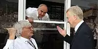 Bernie Ecclestone, Karl-Heinz Zimmermann und Max Mosley