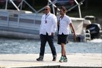 Colin Kolles (Teamchef) und Vitantonio Liuzzi (HRT) 