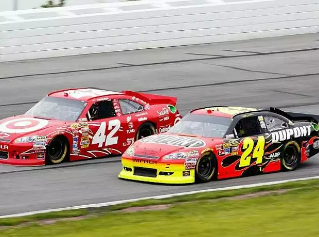 Titel-Bild zur News: Jeff Gordon, Juan Pablo Montoya