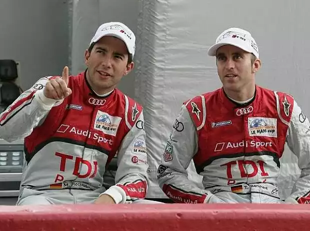 Timo Bernhard, Mike Rockenfeller Titel-Bild zur News: Timo Bernhard, Mike Rockenfeller