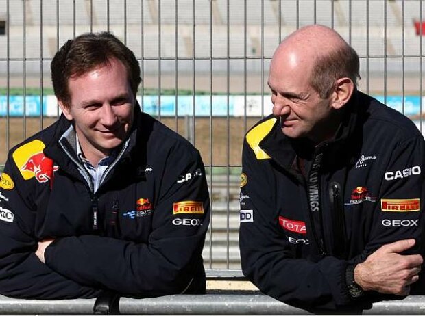 Adrian Newey (Technischer Direktor), Christian Horner (Teamchef) Adrian Newey (Technischer Direktor), Christian Horner (Teamchef)