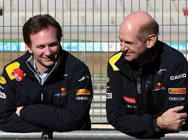 Titel-Bild zur News: Adrian Newey (Technischer Direktor), Christian Horner (Teamchef)