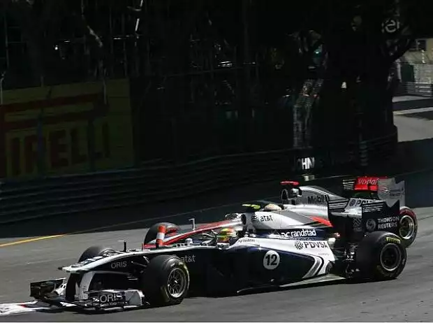 Pastor Maldonado und Lewis Hamilton Titel-Bild zur News: Pastor Maldonado und Lewis Hamilton
