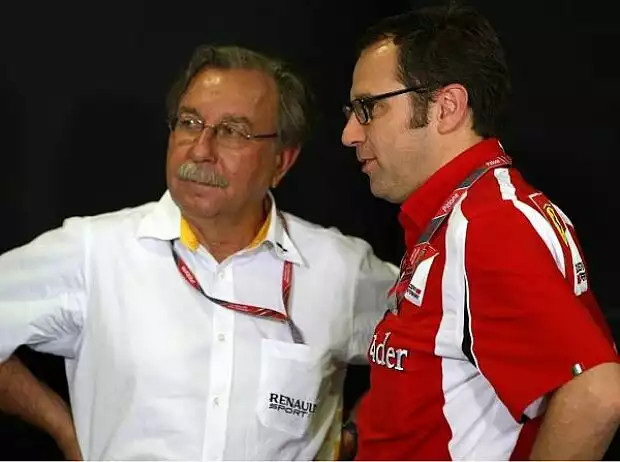 Jean-Francois Caubet und Stefano Domenicali Titel-Bild zur News: Jean-Francois Caubet und Stefano Domenicali