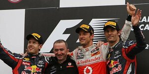 Vier Stunden, fünf Stopps: Button fightet Vettel nieder!
