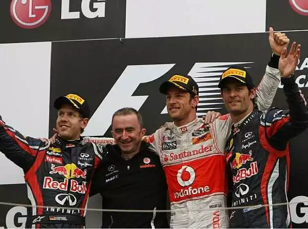 Sebastian Vettel, Jenson Button, Mark Webber Titel-Bild zur News: Sebastian Vettel, Jenson Button, Mark Webber