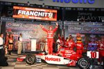 Dario Franchitti feiert seinen Sieg