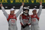 Marcel Fässler, Andre Lotterer und Benoit Treluyer 