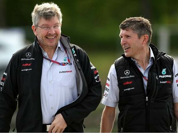 Ross Brawn und Nick Fry Ross Brawn und Nick Fry