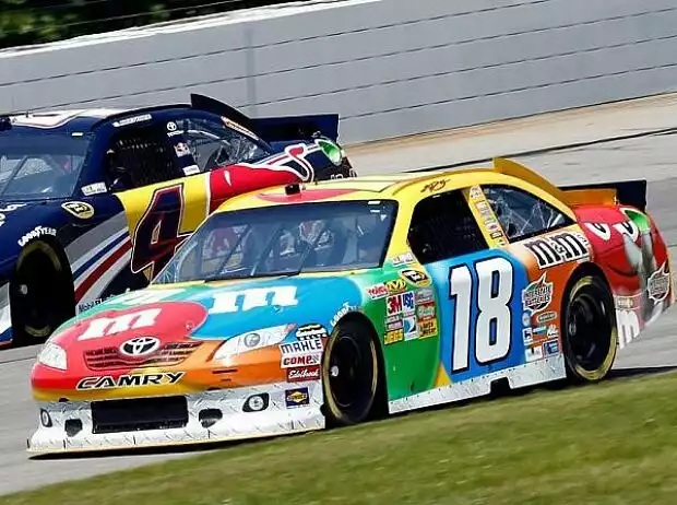 Titel-Bild zur News: Kyle Busch, Kasey Kahne