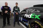 Denny Hamlin (Gibbs) und Crewchief Mike Ford