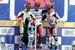 Max Biaggi, Carlos Checa und Noriyuki Haga